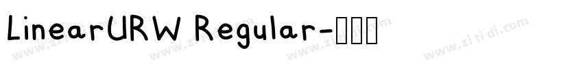 LinearURW Regular字体转换 LinearURW Regular字体转换